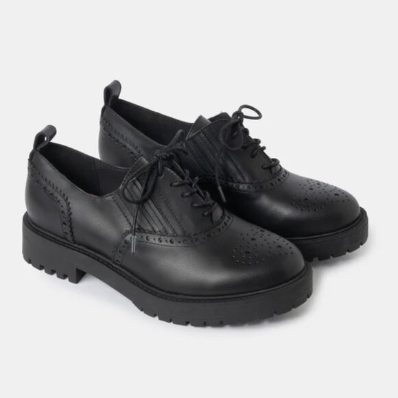 Jenna Oxfords | Size 7WW | Black - Picture 1 of 8